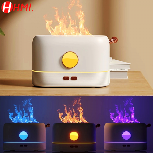 USB Led Home Essential Oil Flame Diffuser aromaterapii